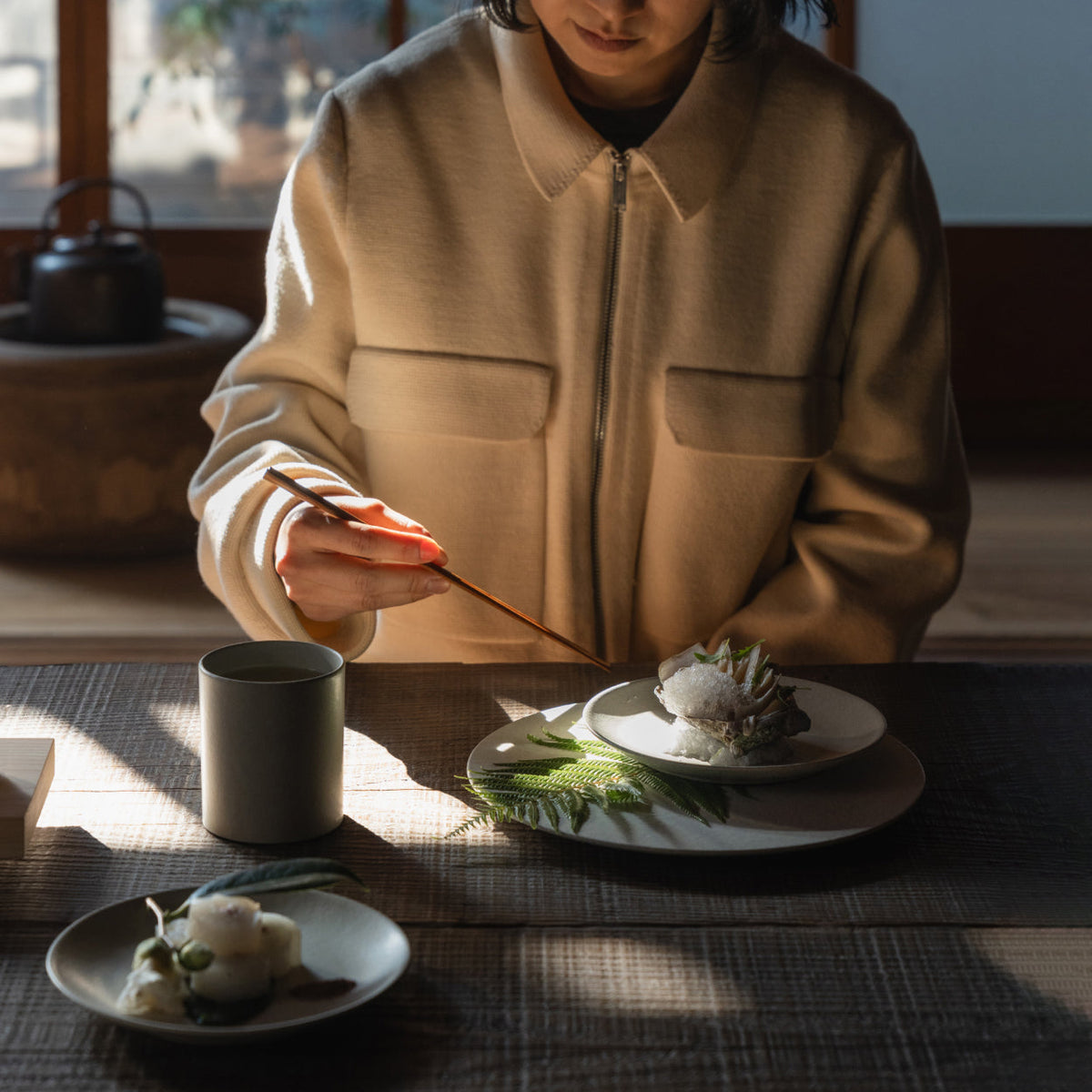 Susudake Square Chopsticks & Holder