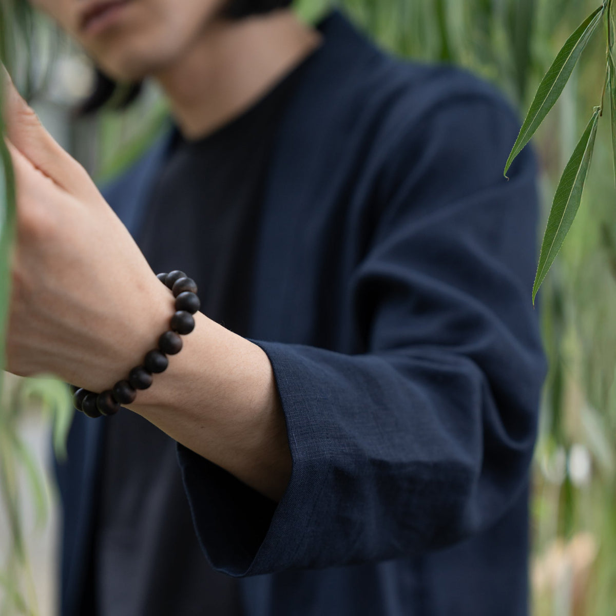 Linen Haori - Navy