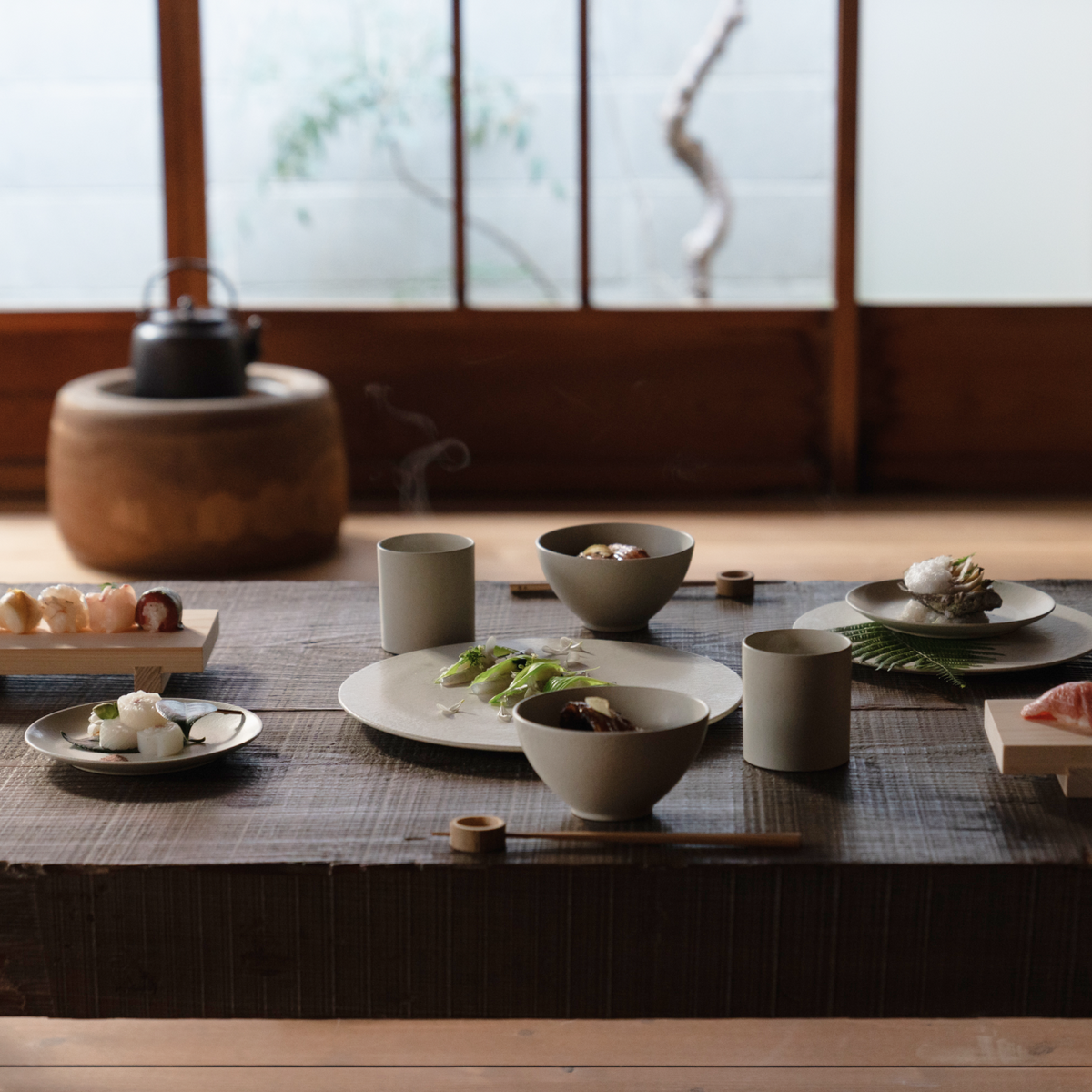 Shigaraki Cylinder Cup - White