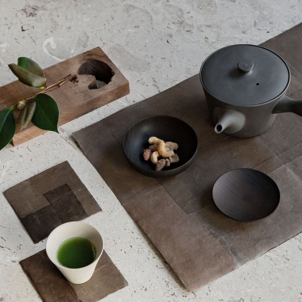 Washi Coaster - Dark