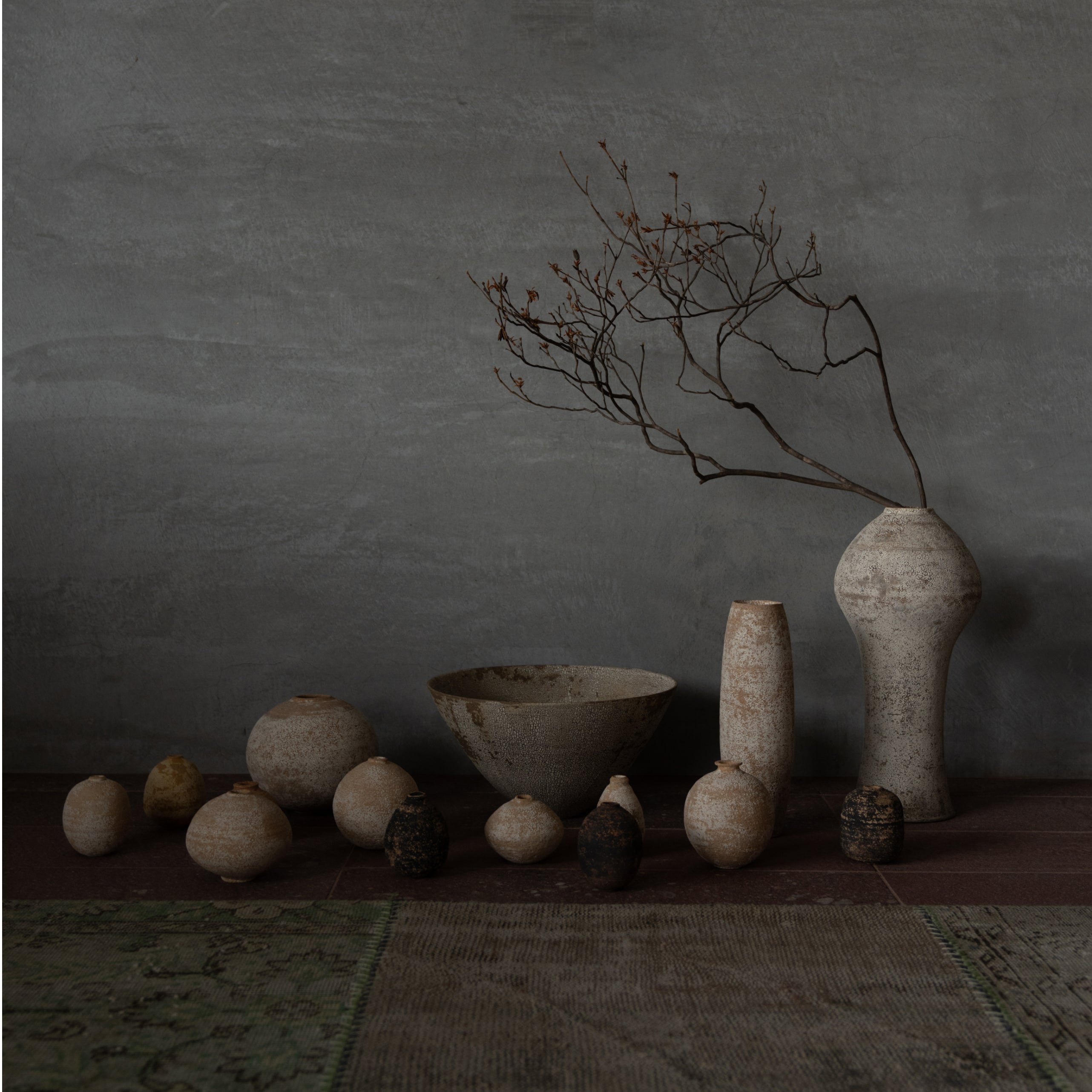 Oval vase S