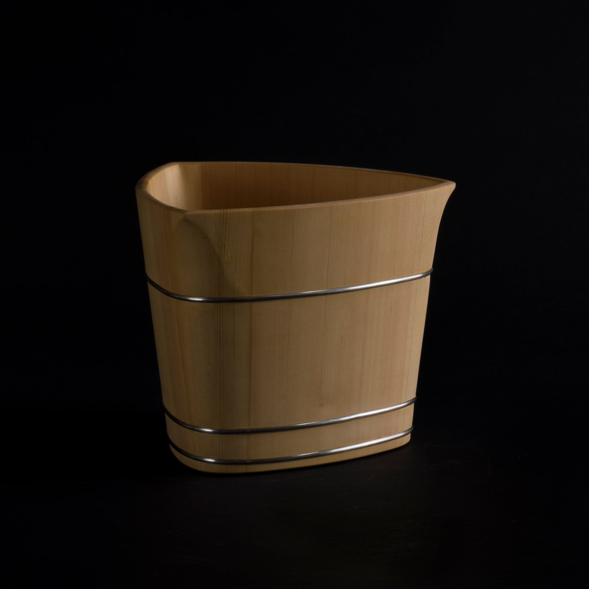 Triangular champagne cooler