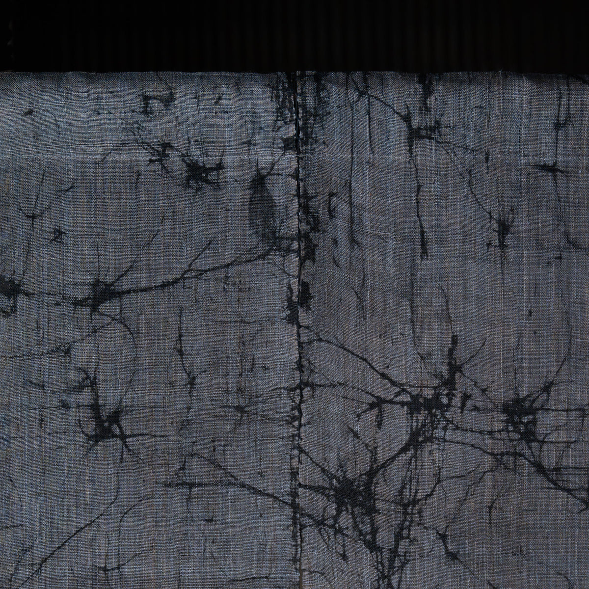 Rōketsuzome Noren - Gray & Black