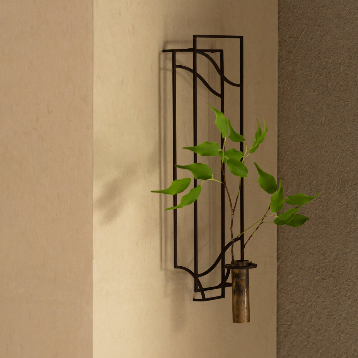 Iron Wall Vase