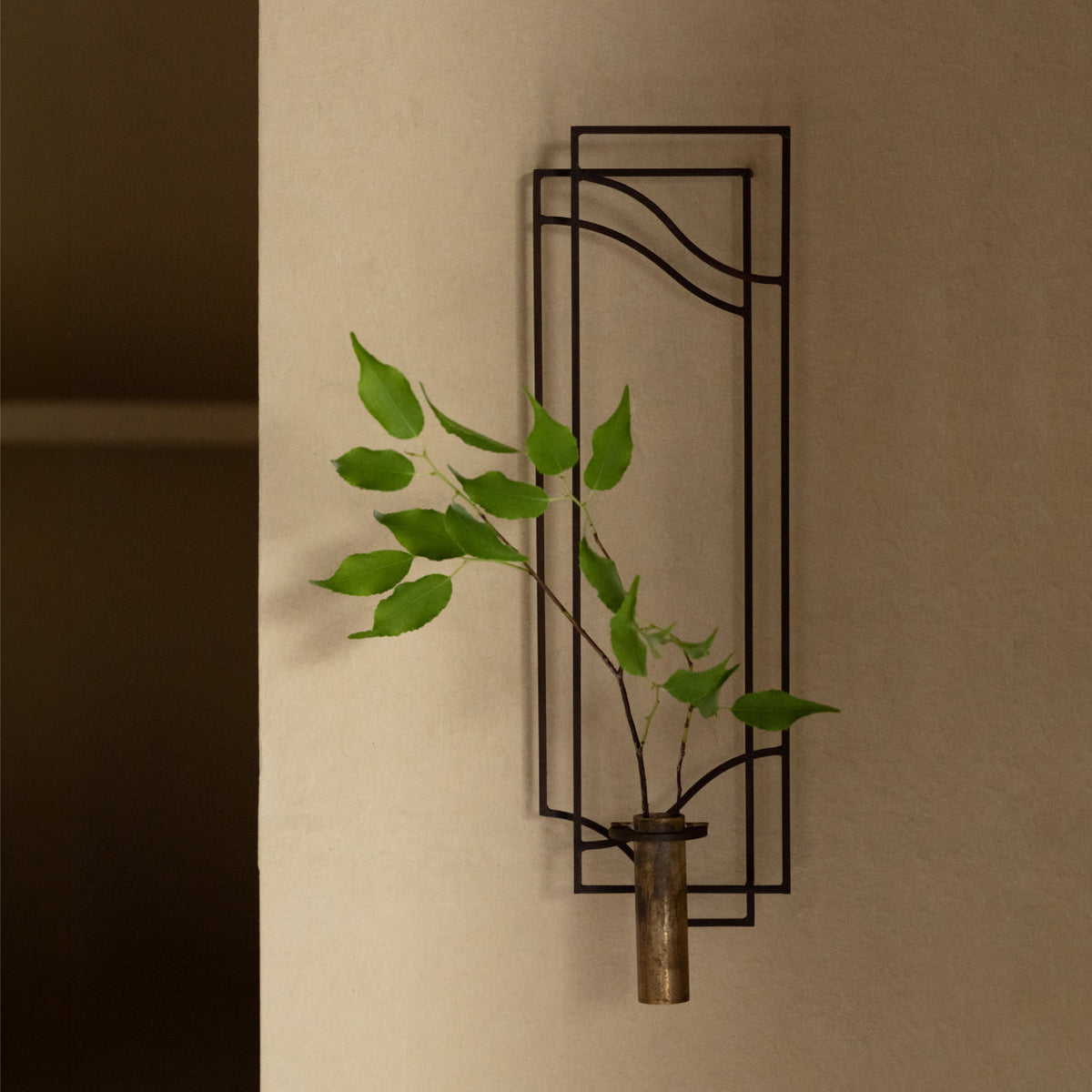 Iron Wall Vase