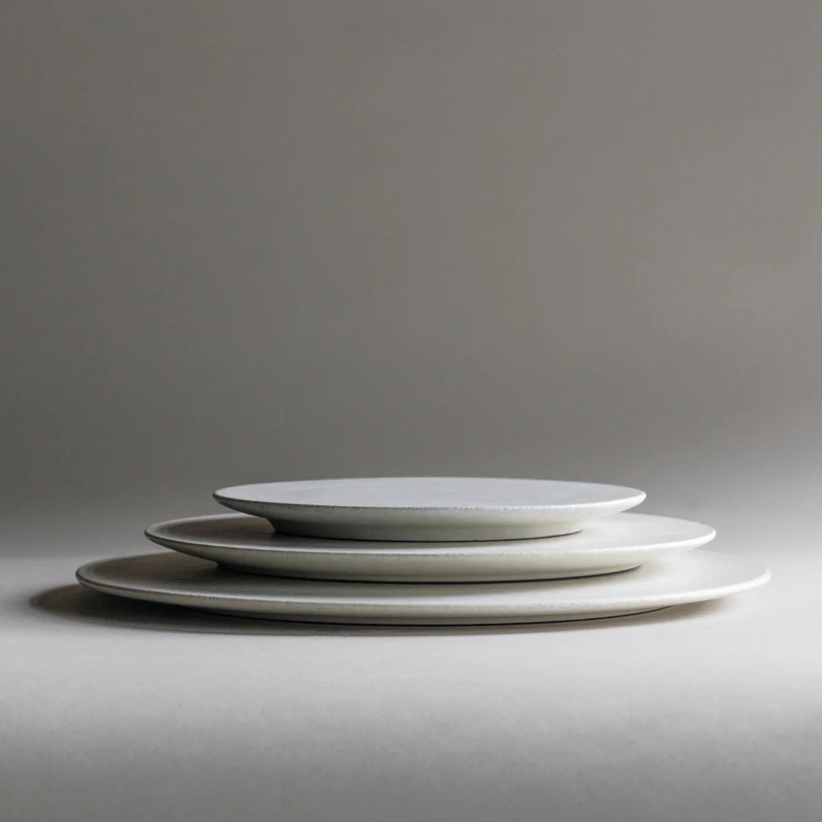 Shigaraki Flat Plates - White